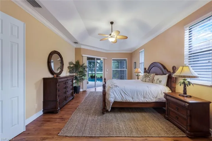 Spacious primary bedroom