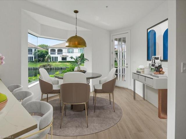 virtually staged kitchen