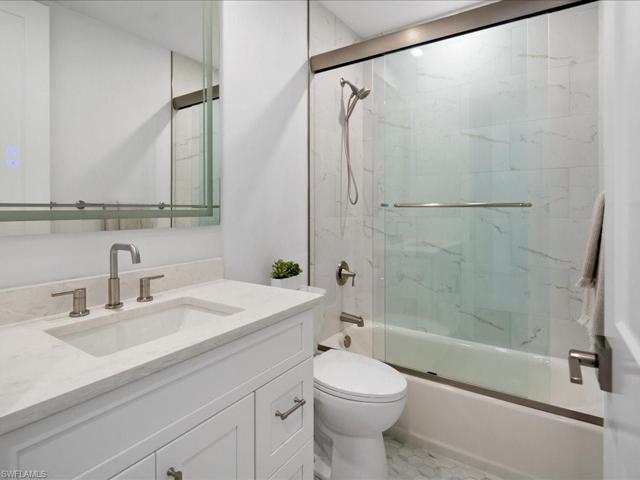 guest full bath, beautiful tile work.