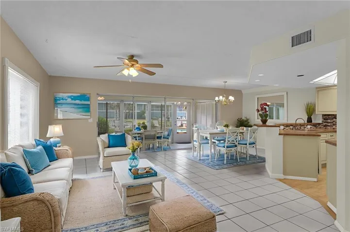 Virtually Staged Living Room