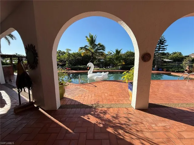 View of patio