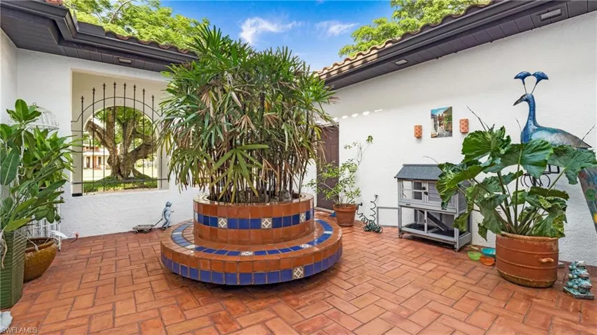 View of patio