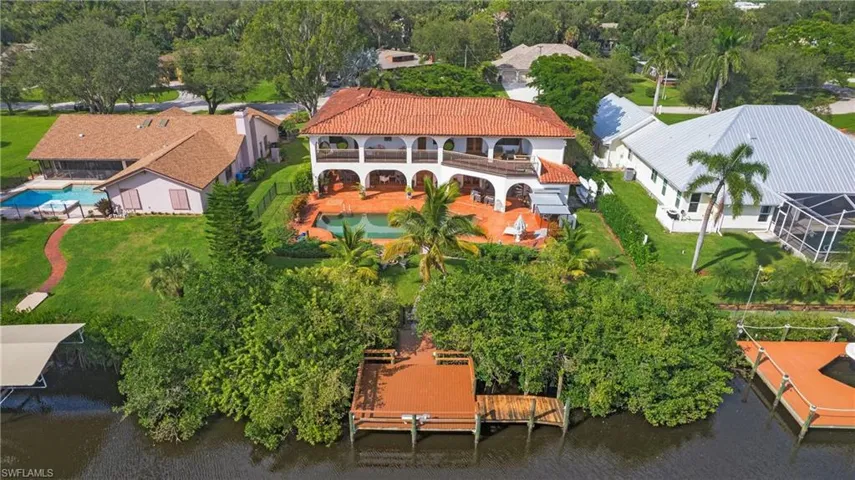 View of subject property featuring a nearby body of water