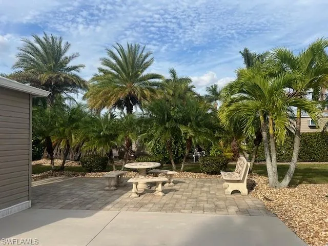 View of patio