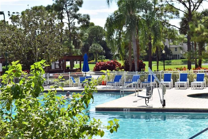 View of pool