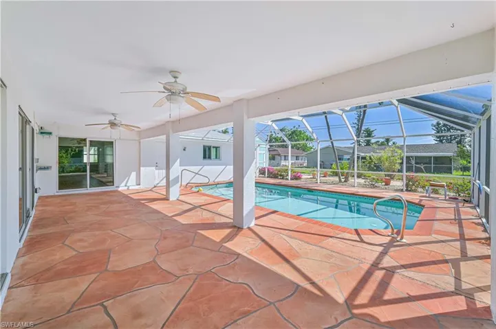 View of pool