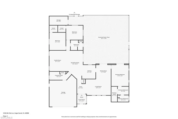 1318 SE 21st  LN, Cape Coral, FL 33990