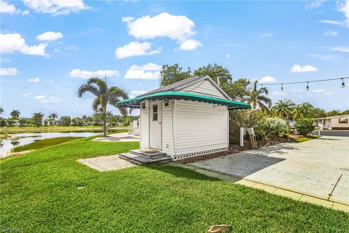 Casita included with kitchen sink, storage & 3/4 bathroom.