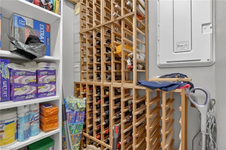 Wood wine racks providing extensive storage capacity