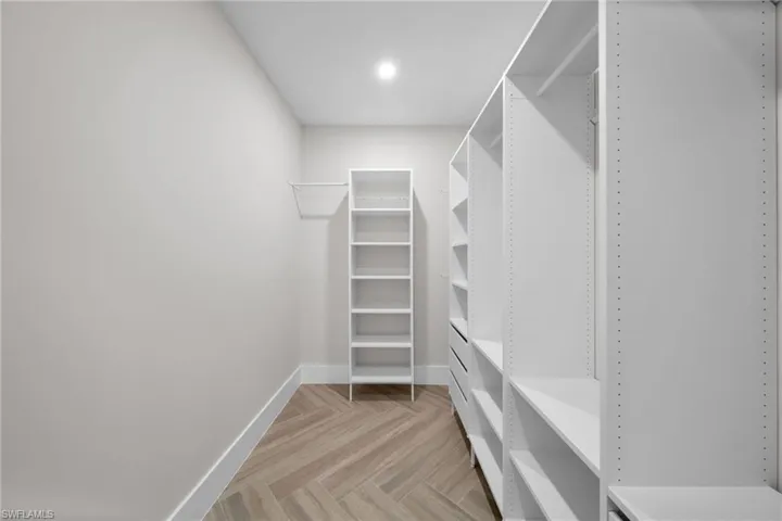 View of spacious closet