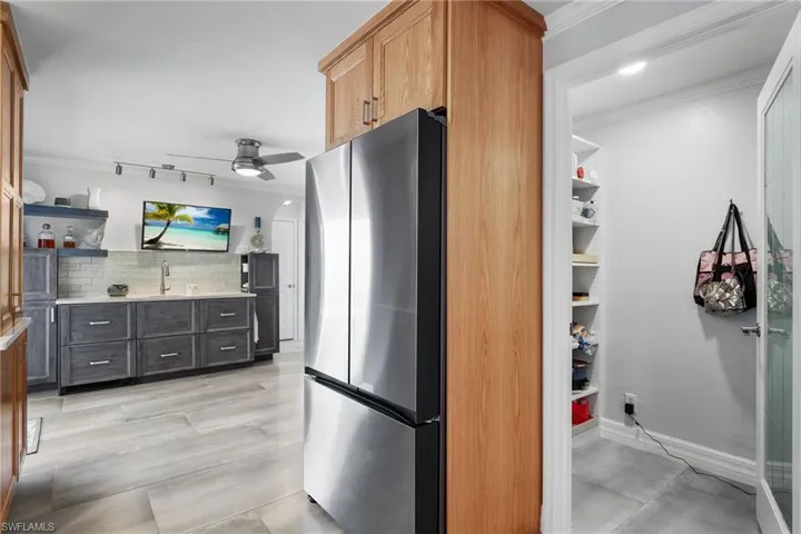 Large pantry and storage off of the kitchen.