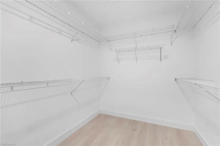 Primary walk in closet