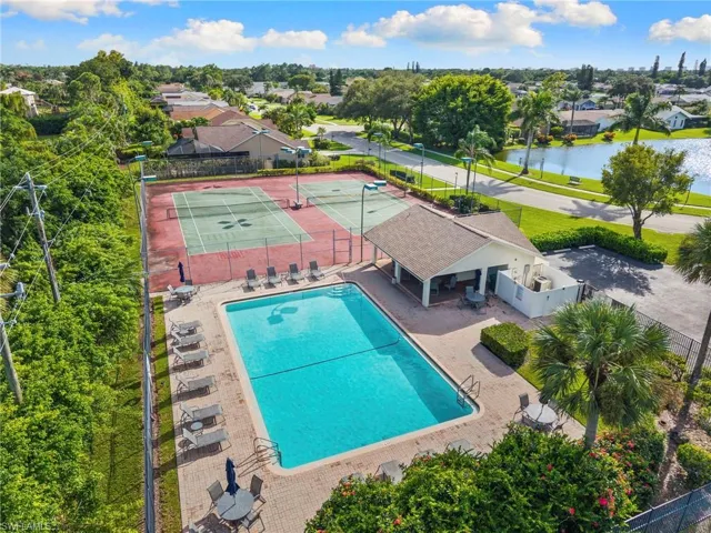 Community Pool and tennis court