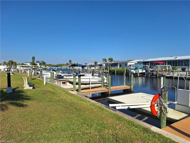 Marina and boat lift