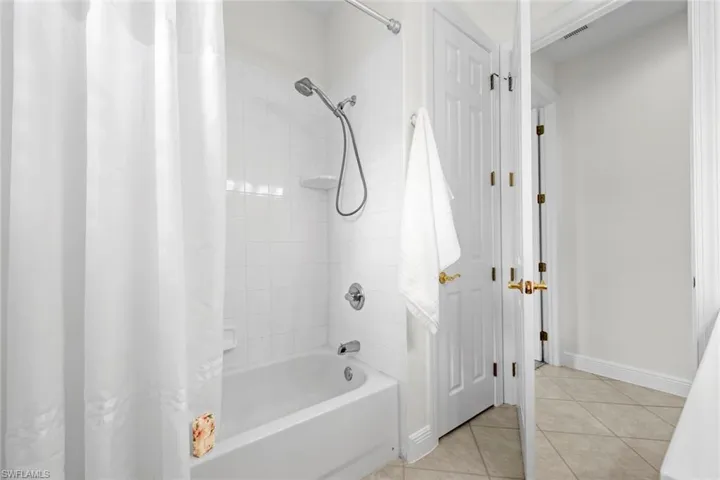 Full guest bath between bedroom 2 & 3
