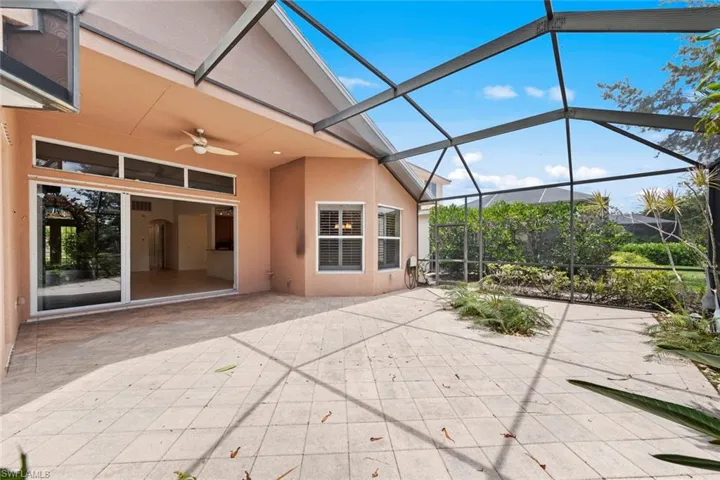 large lanai with loft of room for plants and flowers