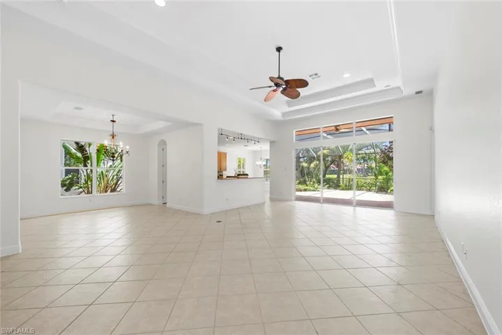living room and formal dining