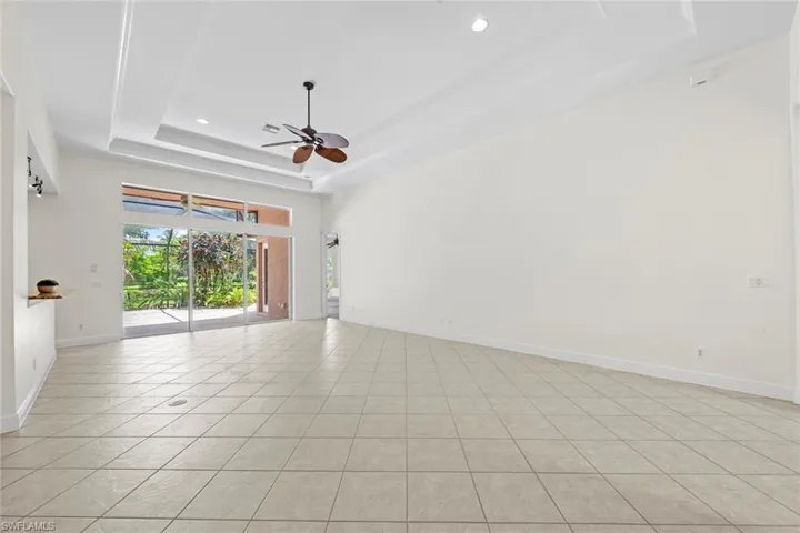 large living room with direct access to lanai