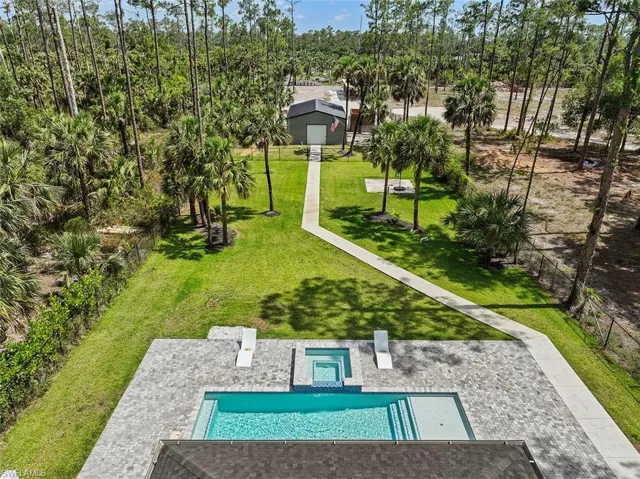 Aerial view of property and surrounding area