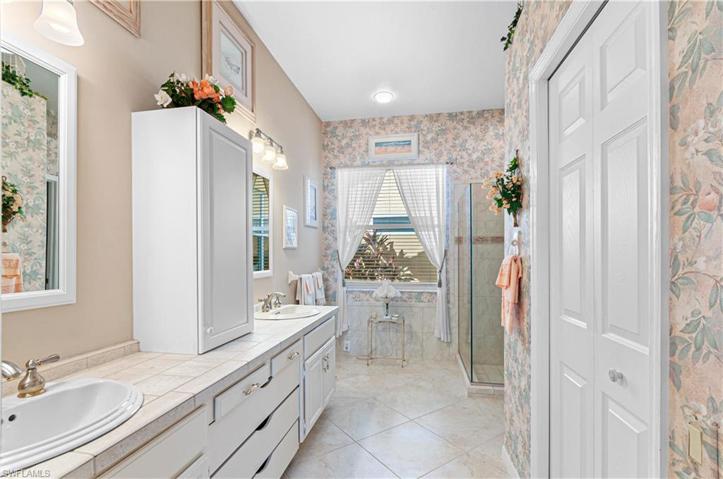 MASTER BATHROOM DOUBLE SINKS
