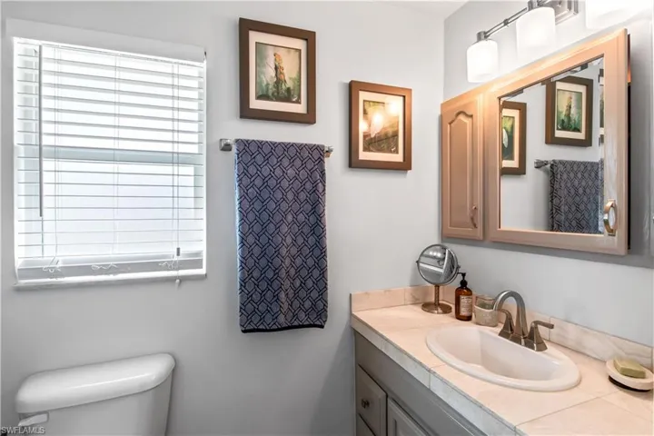 Inviting secondary bath perfect for family or visitors.