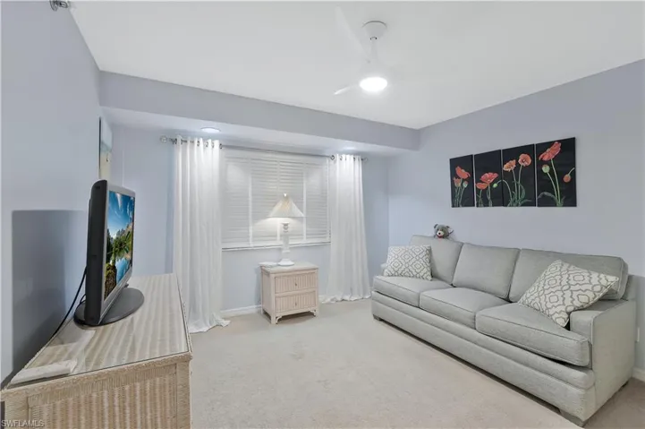 Currently set up as a TV room and has pull out sofa