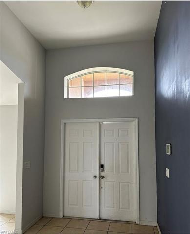 Front door from inside