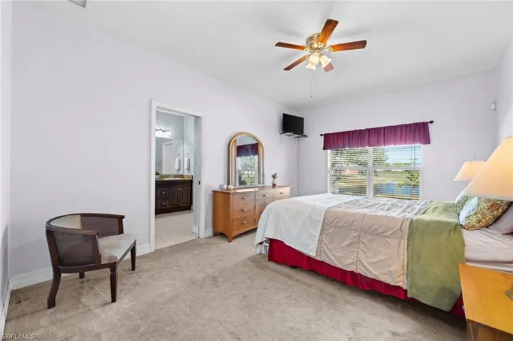Primary Bedroom with views to the Pond