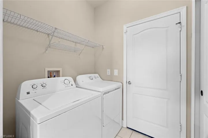 Laundry room inside