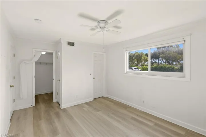 Master bedroom with new flooring view #2
