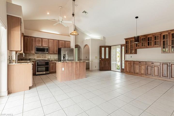 View of Great Room and Kitchen from Lanai