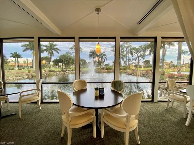 Seating with water views