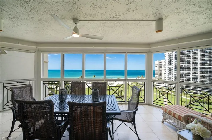 Lanai overlooking the gulf