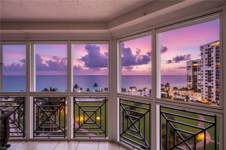 Sunset view from lanai