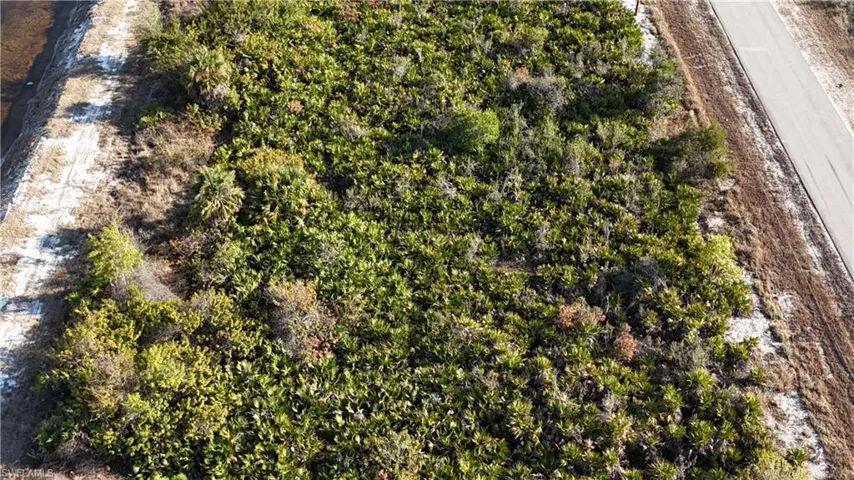 Aerial overview of property's location