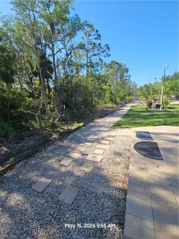 Clear and Walkable patio