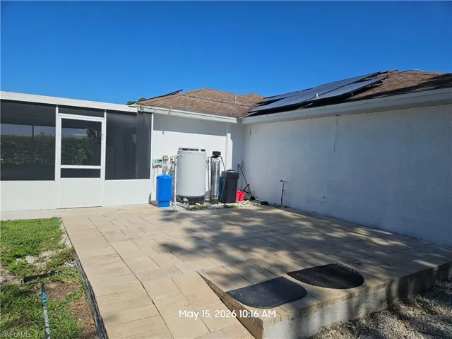 Paved deck