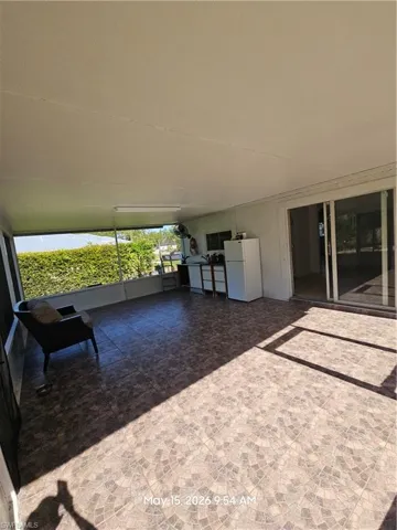 Screened lanai