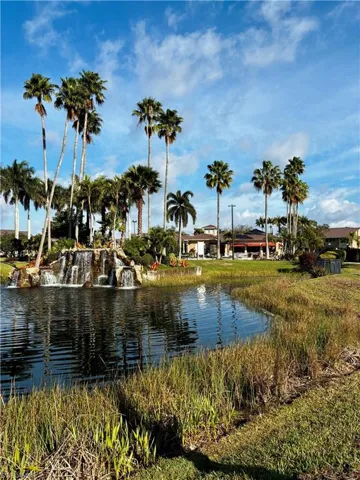 Water view and resort pool area