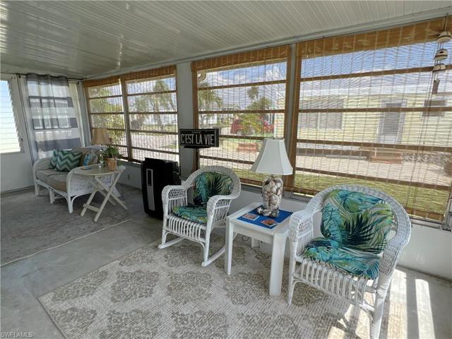 Enclosed sunroom