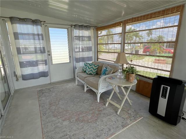 Enclosed sunroom