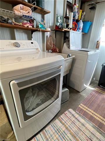 Shed with storage and laundry