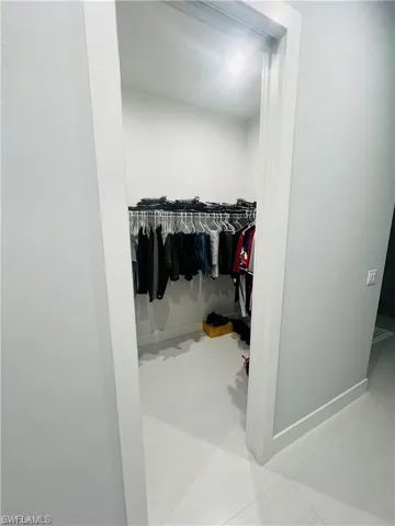 View of closet
