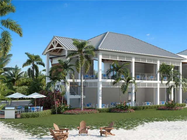 Bonita Bay's beautiful new beach pavillion.