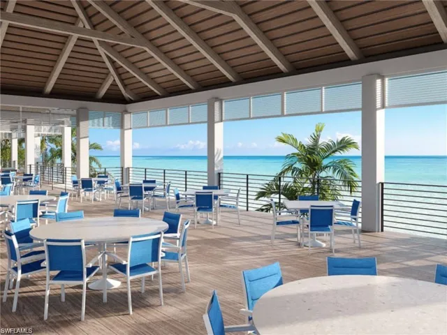 Gorgeous sunset views from the seccond floor of the beach pavillion.