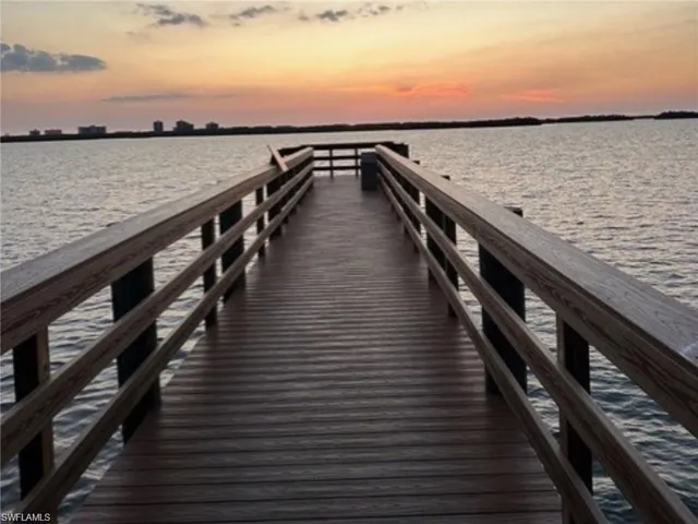 Fishing pier in Estero Bay Park, one of four neighborhood parks.
