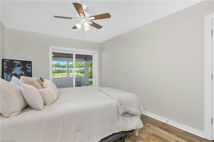 Main Bedroom with sliders to Florida room