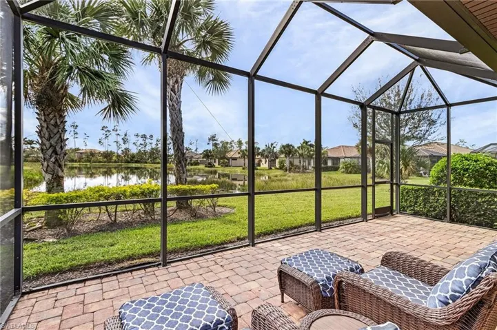 Extended lanai with Southern rear exposure.