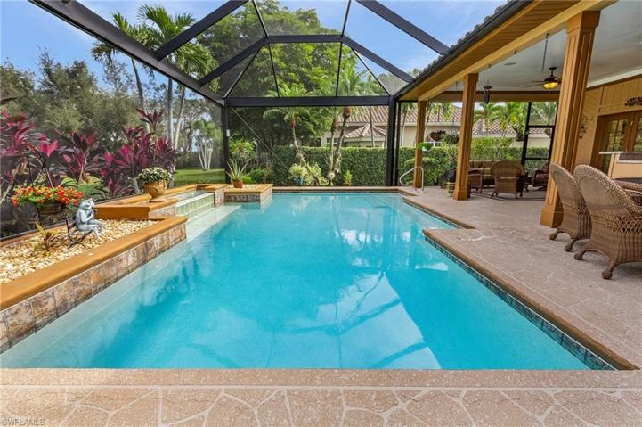 Pool has been refinished, pool deck has been refinished, pool pump and heater have been replaced.