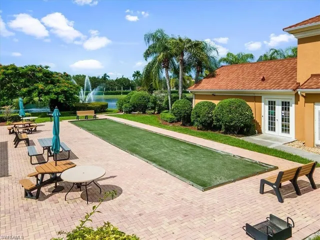 Surrounding community featuring a water view